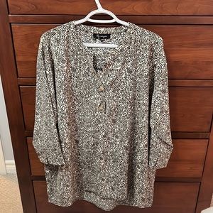 Printed dress shirt XL never worn